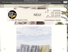 Tablet Screenshot of africansista.de